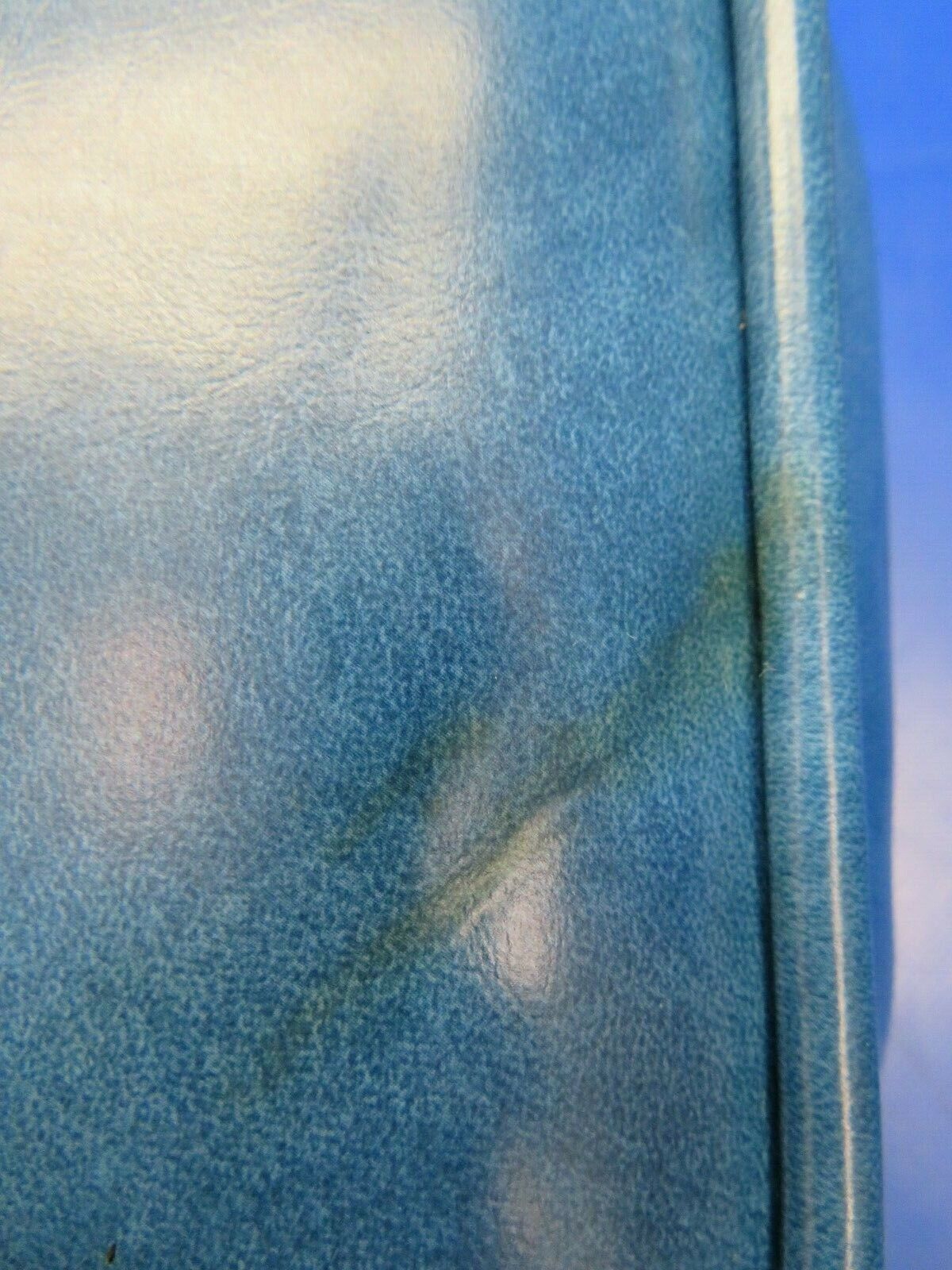 Aircraft Cessna Piper Headrests Leather Turquoise  Zippered 1 PAIR (0918-180)