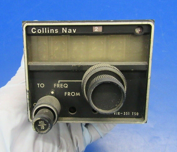 Collins VIR-351 Nav Receiver 14V P/N 622-2080-011 w / 8130 & Warranty (0618-382)