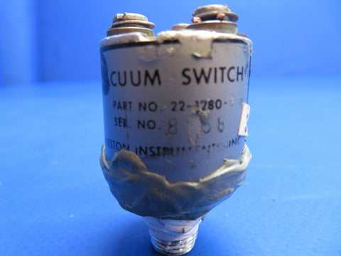 Piper PA-28-180 Cherokee Weston Instruments Vacuum Switch P/N 22-1280 (0223-716)