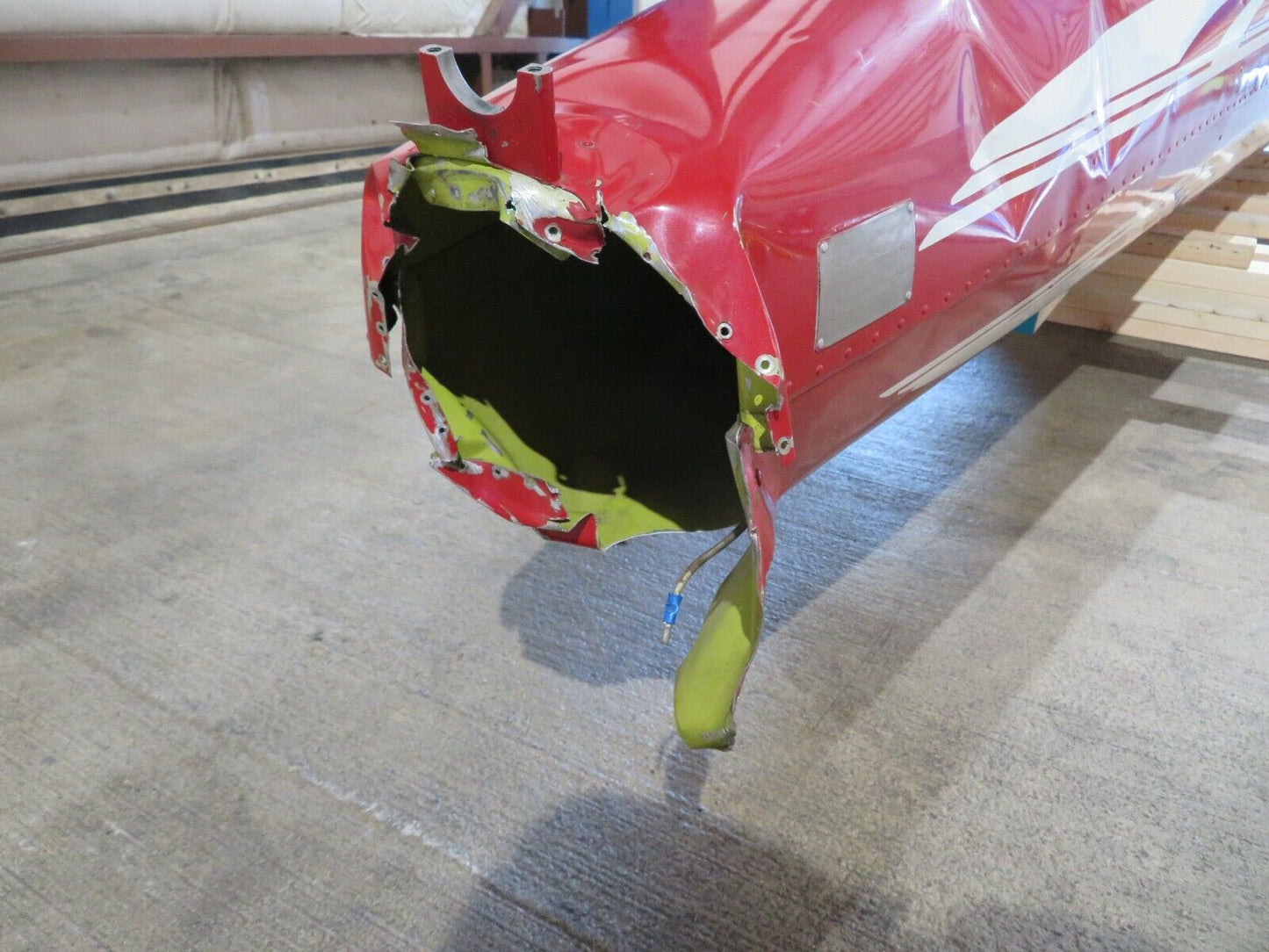 1964 Brantly Helicopter B2B Fuselage Damaged For Parts (0621-101)