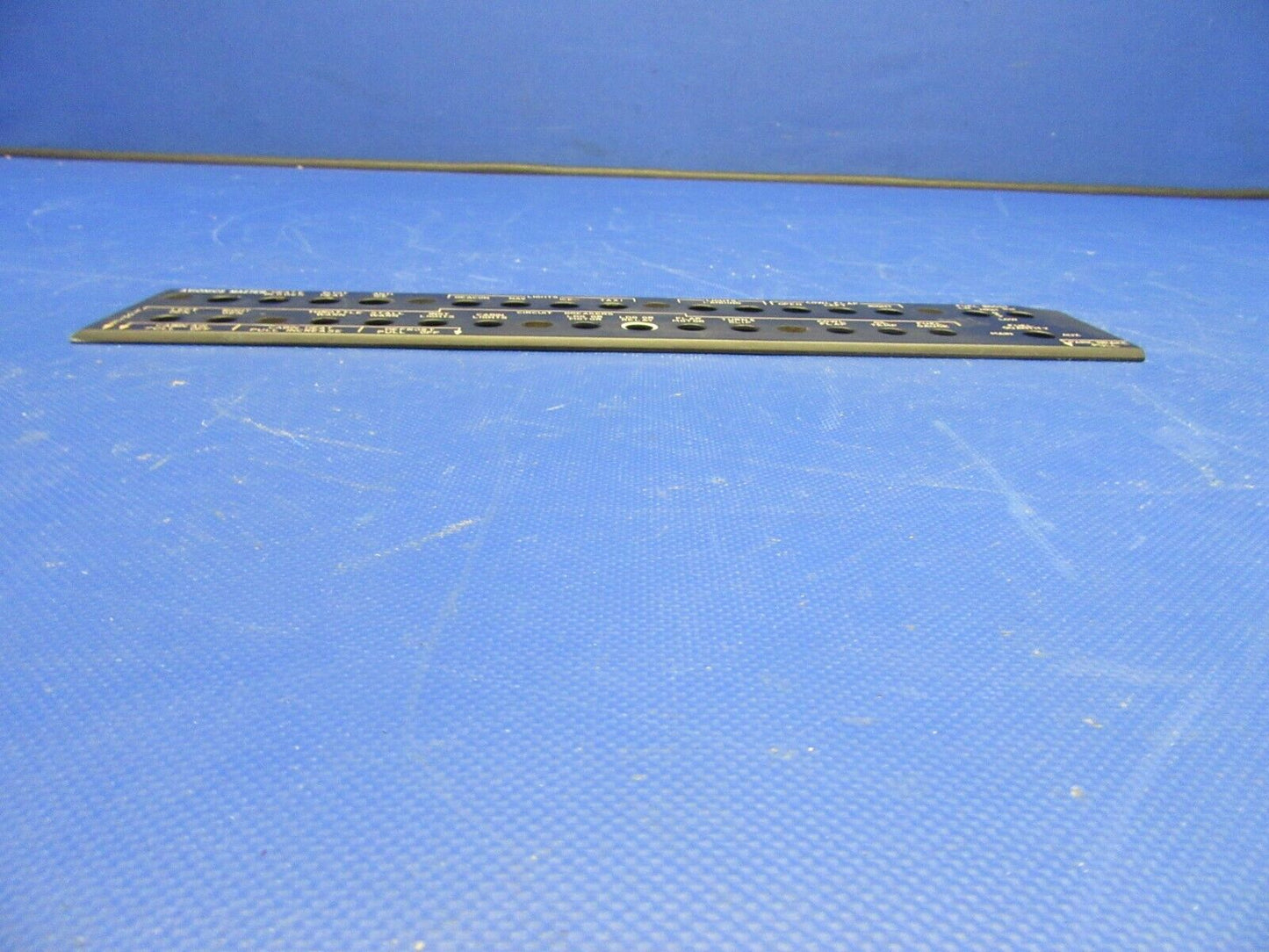Beech 95-B55 Baron Panel Sub-Panel Edge Lit LH 96-324034-1 (1021-407)