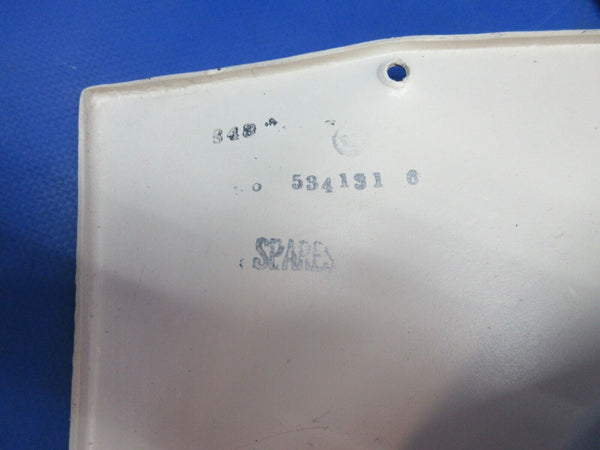 Beech 95-B55 Baron Window Molding Assy AFT Cabin RH P/N 96-534131-4 (0523-1108)