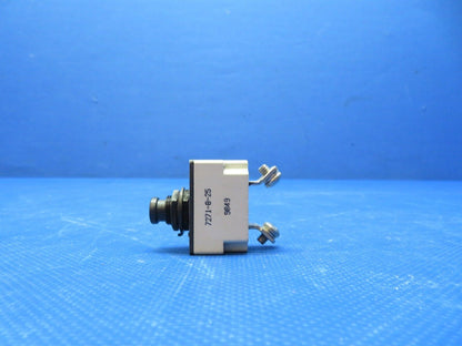 Klixon 25 amp Circuit Breaker P/N 7271-8-25 (0224-231)