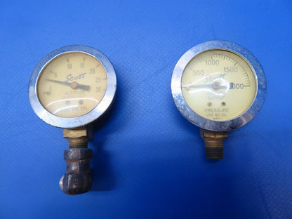 Cessna 310 Scott 8800 Oxygen Console Incomplete (1122-415)