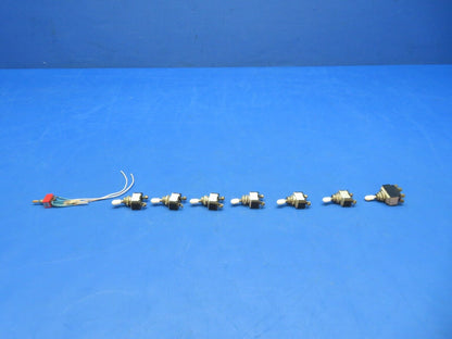 Cessna 310 / 310Q Cutler Hammer Toggle Switch P/N AN3021-2 LOT OF 8 (0923-318)