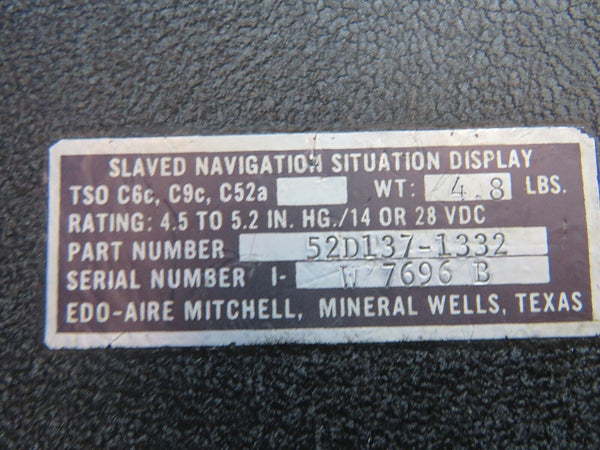 Horizontal Situation Indicator P/N IG-832A CORE (0123-568)