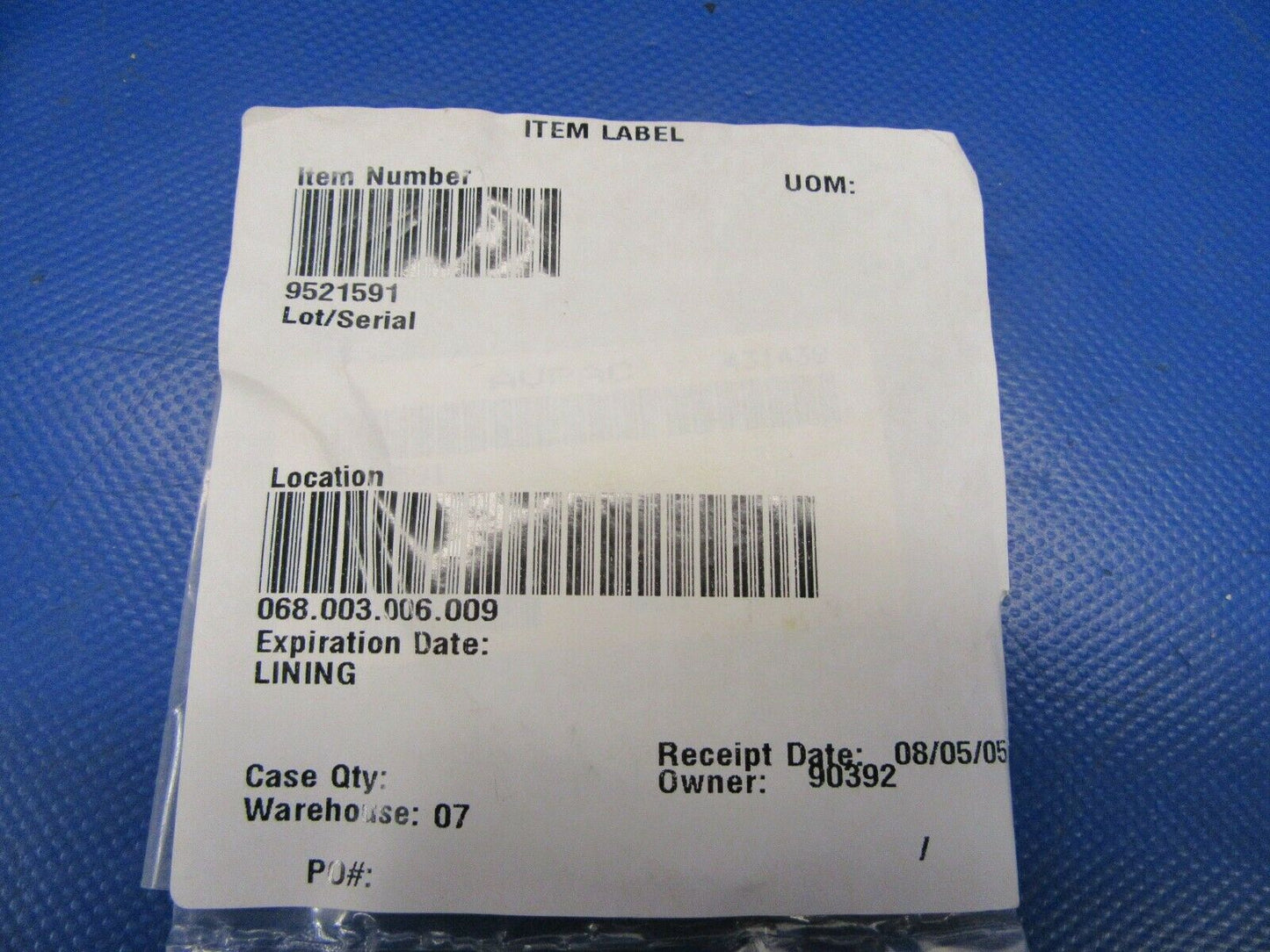 Goodyear Brake Lining P/N 9521591 NOS LOT OF 2 (0419-454)