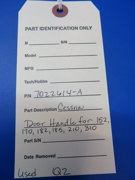 Cessna Door Handle for 152, 170, 182, 185, 210, 310 Cast # 7022614-A (1022-380)