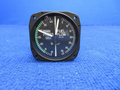 Beechcraft Manifold Pressure & Fuel Flow Indicator P/N 36-380073-3 (0622-09)