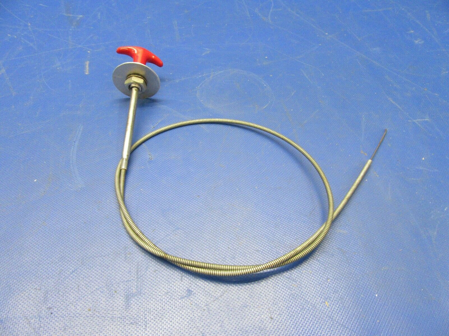 Brantly Helicopter B2B Oil Cooler Door Cable w/ Handle 44" (0921-501)