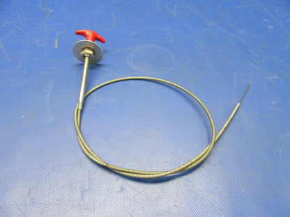 Brantly Helicopter B2B Oil Cooler Door Cable w/ Handle 44" (0921-501)