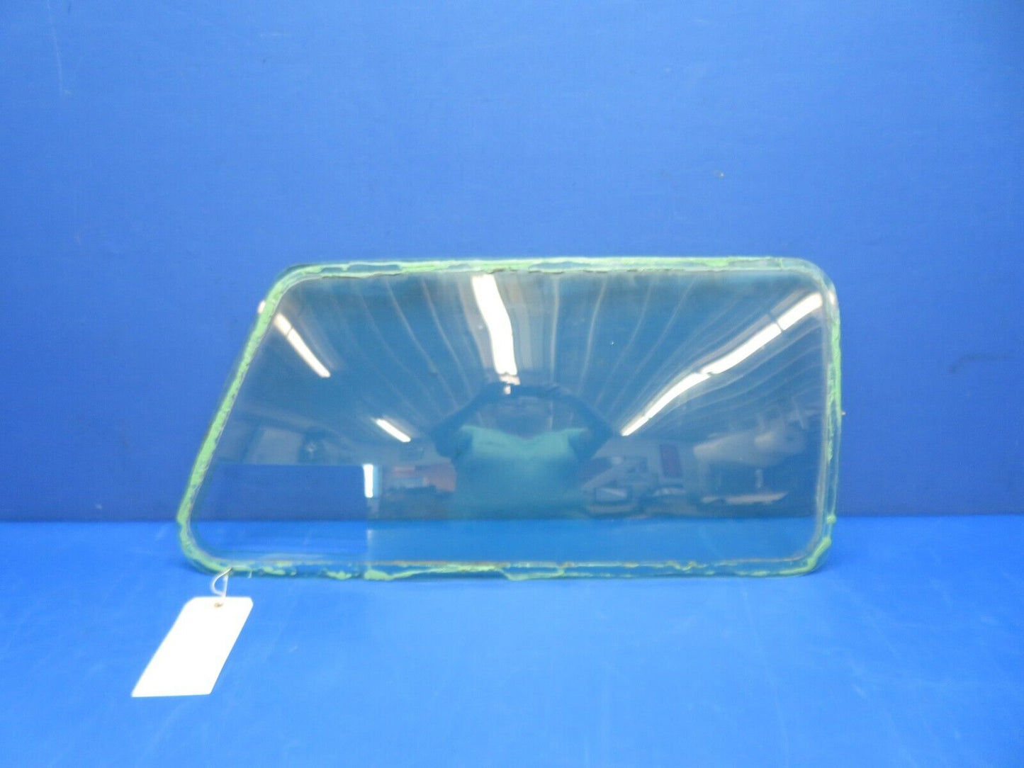 Beech A24R LH Cabin Door Window Green Tint P/N 169-420038-35 (0923-546)