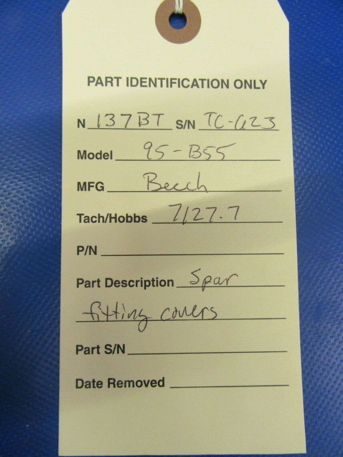 Beech 95-B55 Baron Spar and Bathtub Fitting Covers (0320-214)
