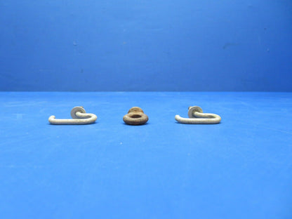 Cessna 150 Baggage Tie Down Eyebolt & Hook P/N 1211203-1 LOT OF 3 (0823-593)