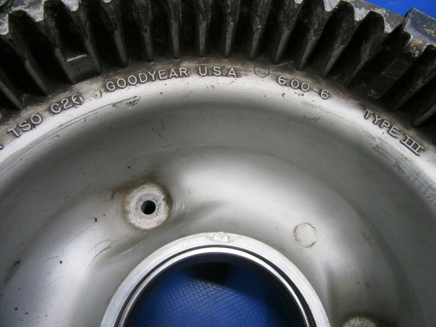 Cessna 320 6.00 x 6 Goodyear Wheel P/N 9532111 (0519-404)