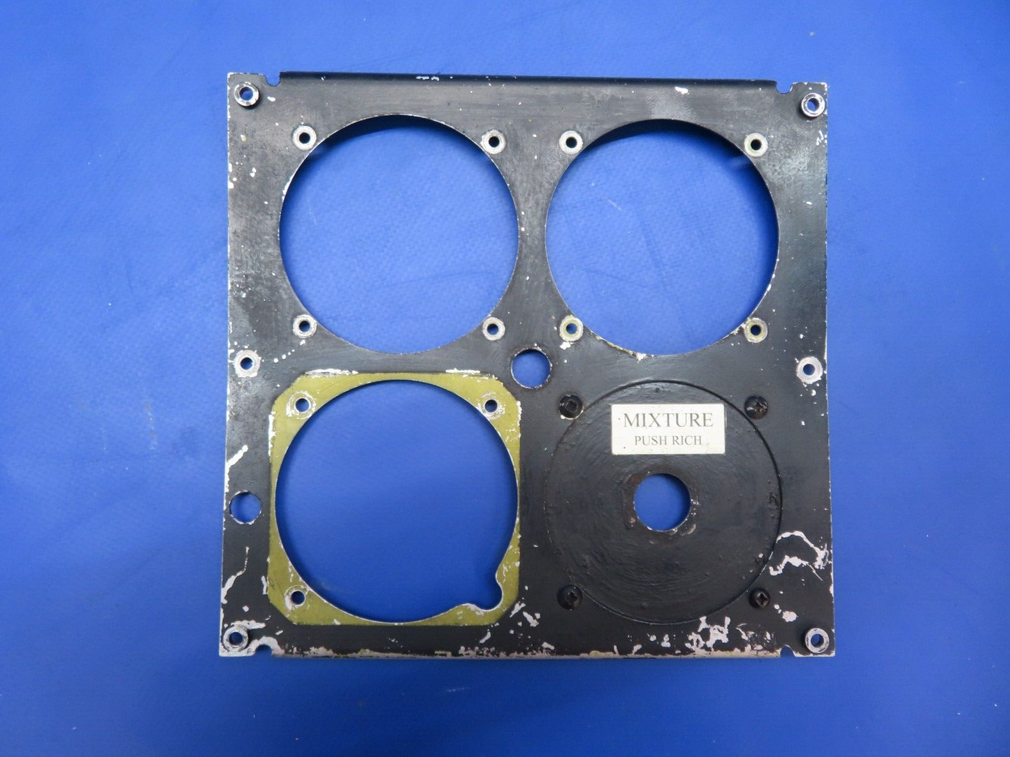 Brantly B2B Helicopter LWR Center Instrument Panel / Placards (1022-844)