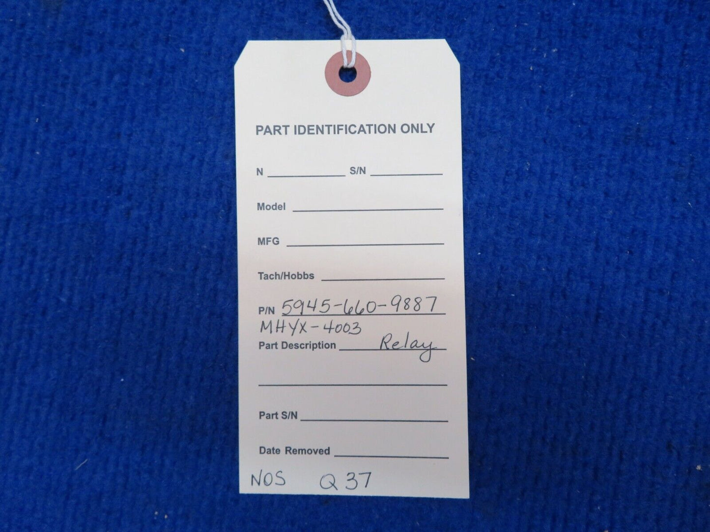 Relay P/N 5945-660-9887 NOS (0522-830)