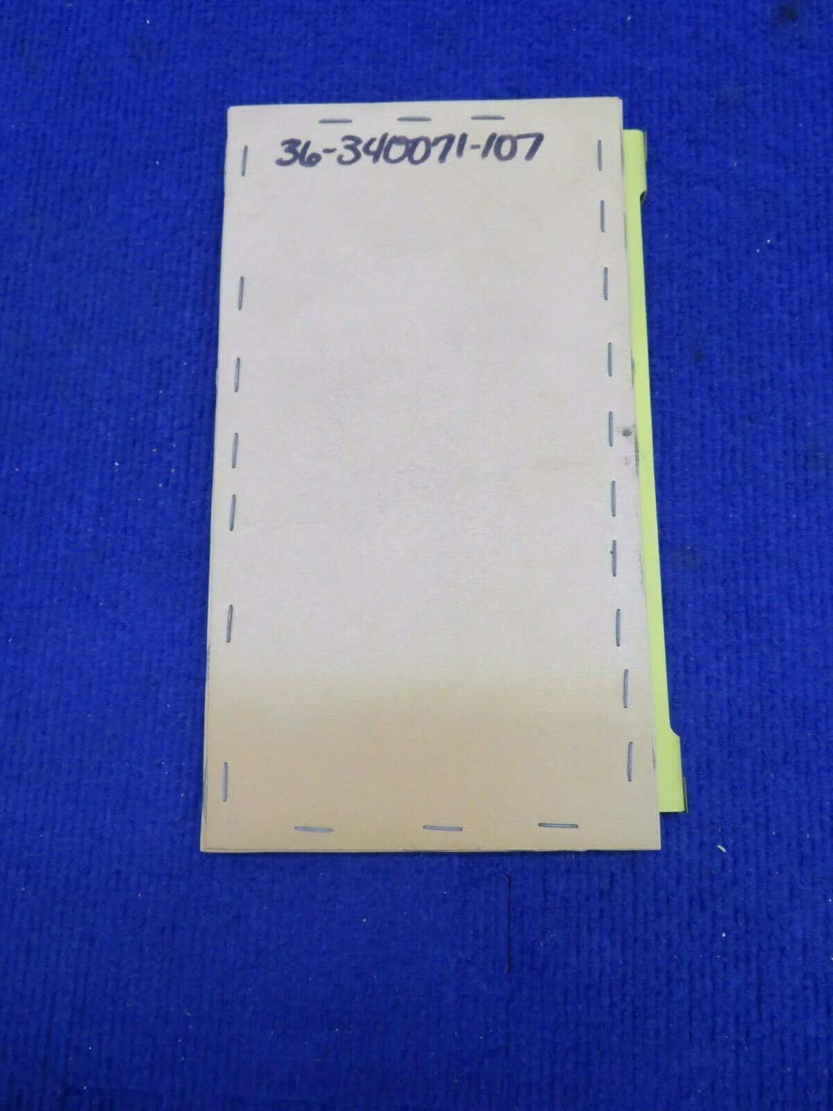 Beech A36 Radio / Avionics Heat Diffuser P/N 36-340071-107 (0422-376)