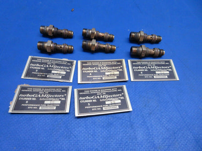 GAMIjectirs Fuel Nozzles Lycoming TIO-540-U2A P/N LW-18182 LOT OF 6 (0723-245)