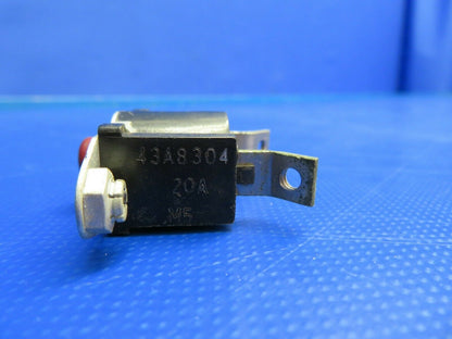 1956 Beech G35 Bonanza Klixon Circuit Breaker 20 Amp P/N PSM-20 (0620-357)