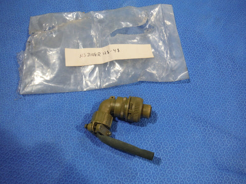 Cannon Electrical Connector, Angle  P/N MS3108R12S-4S   (815-48)