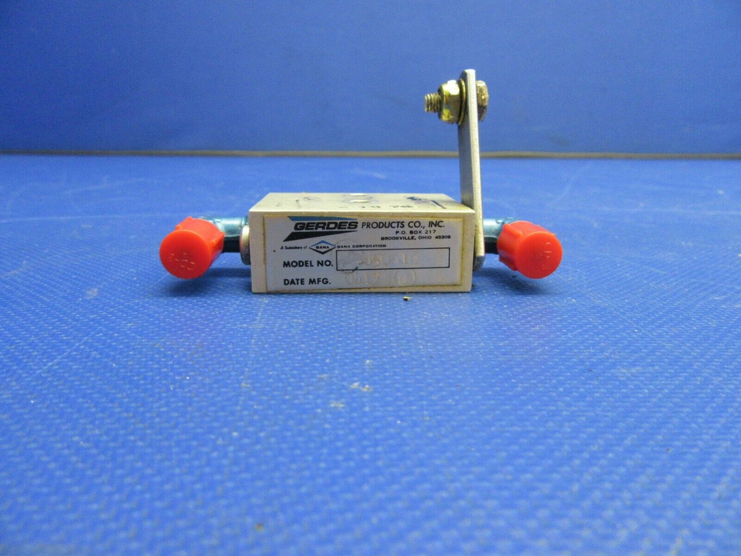 Mooney M20 / M20K Gerdes Brake Valve P/N A-850-16 (0721-575)