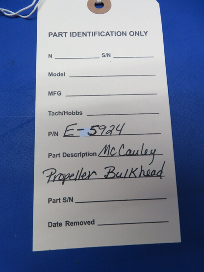 McCauley Propeller Bulkhead P/N E-5924 (0923-347)