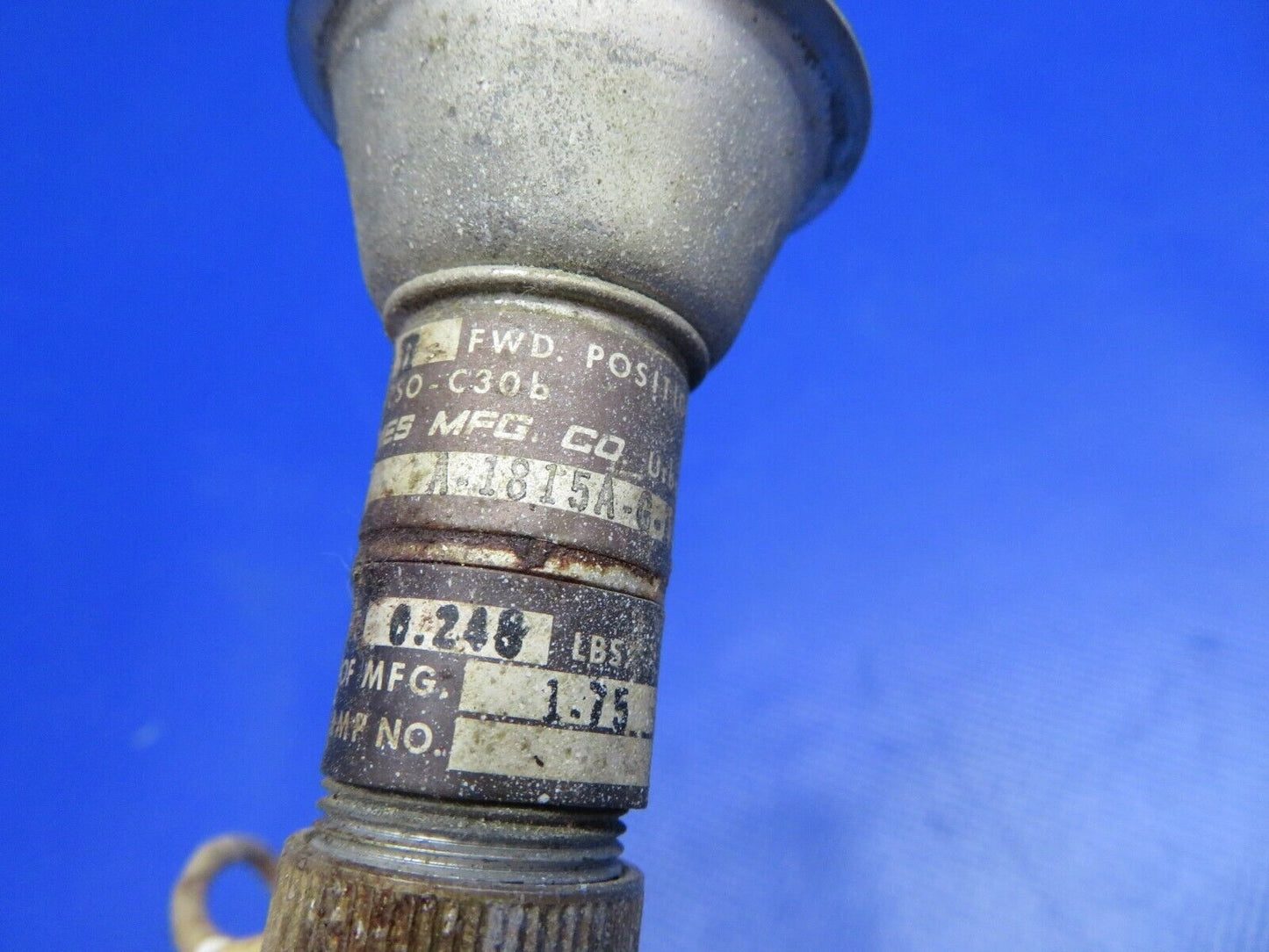 Rockwell Commander Grimes NAV Light RH Wing Blue Lens P/N A1815A-G-12 (0121-406)