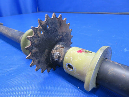 Piper PA-28-140 Flap Torque Tube w/ Sprocket P/N 62725-00, 62725-000 (1220-394)
