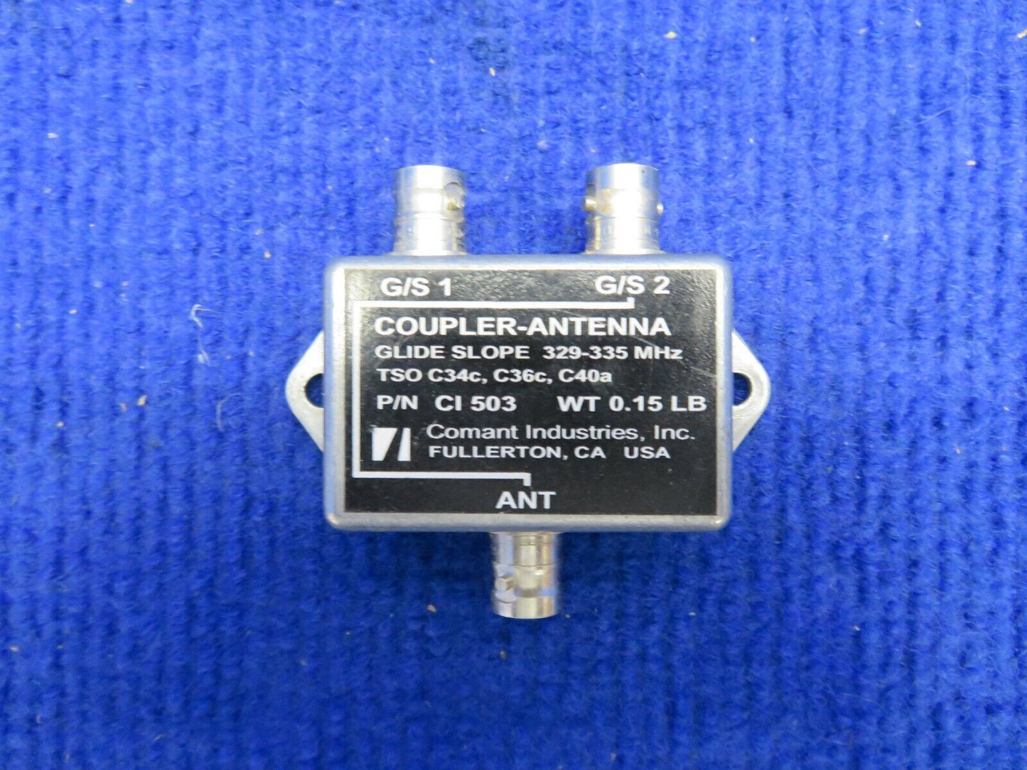 Comant Dual Glide Slope Coupler Antenna P/N CI-503 (0222-353)