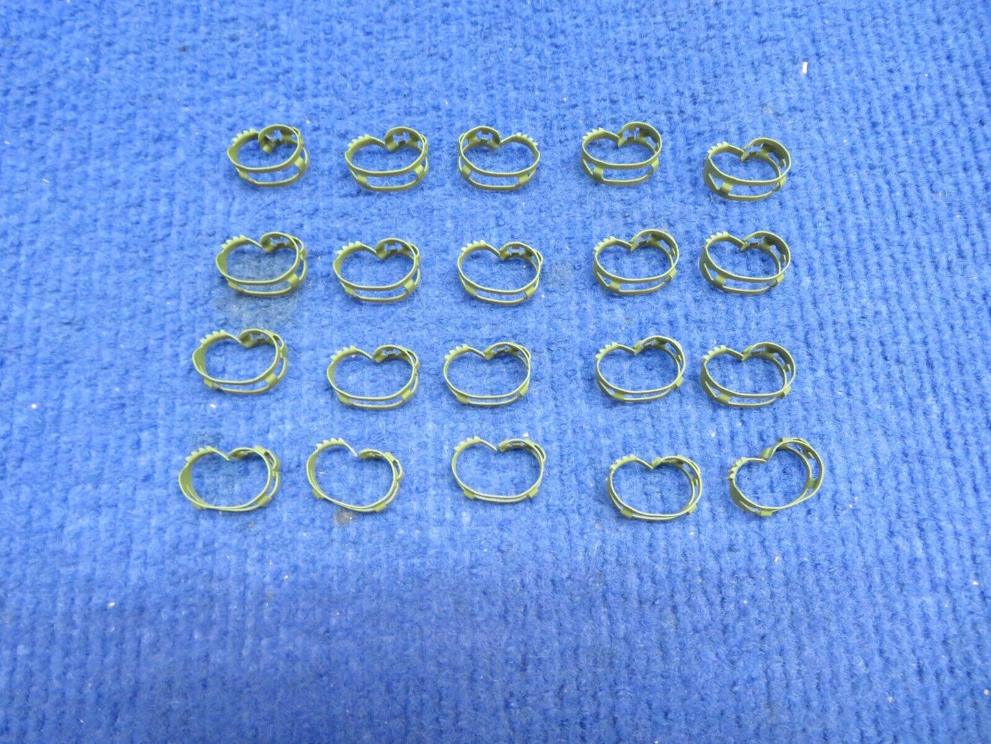 Beechcraft Tin Clamp P/N 3122-8-1J LOT OF 20 NOS (0822-301)