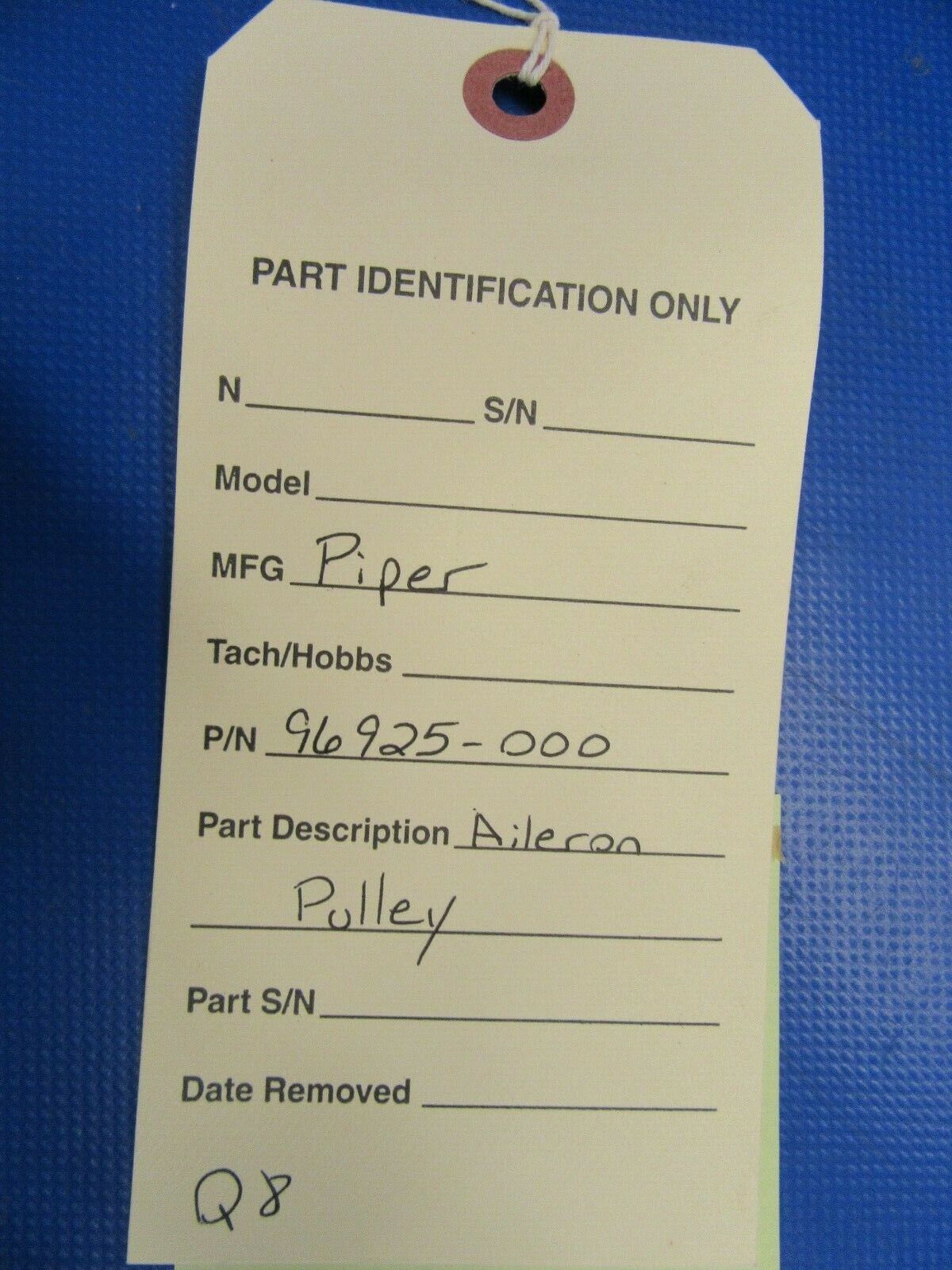 Piper Aileron Pulley P/N 96925-000 NOS (0419-460)