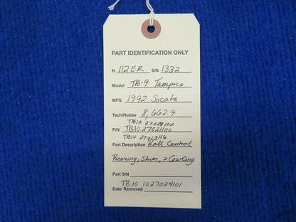 Socata TB-9 Roll Control Bearing, Shim, & Cowling P/N 27023102 (0522-750)