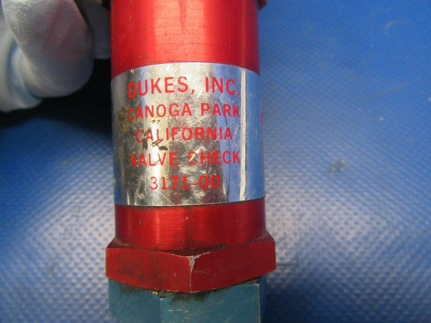 Duke's Check Valve P/N 3171-00 & 0870069-20 (0219-235)