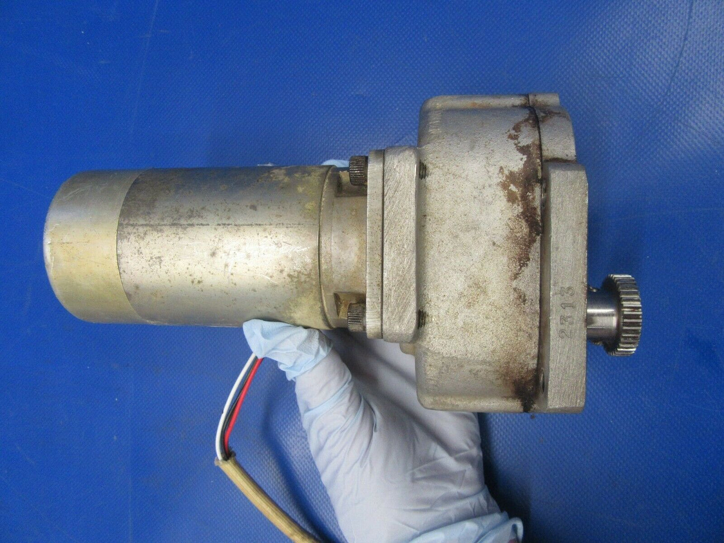 Cessna Electro-Mech Landing Gear Box & Motor PN 9910002-3 & 894000-2 (0219-215)