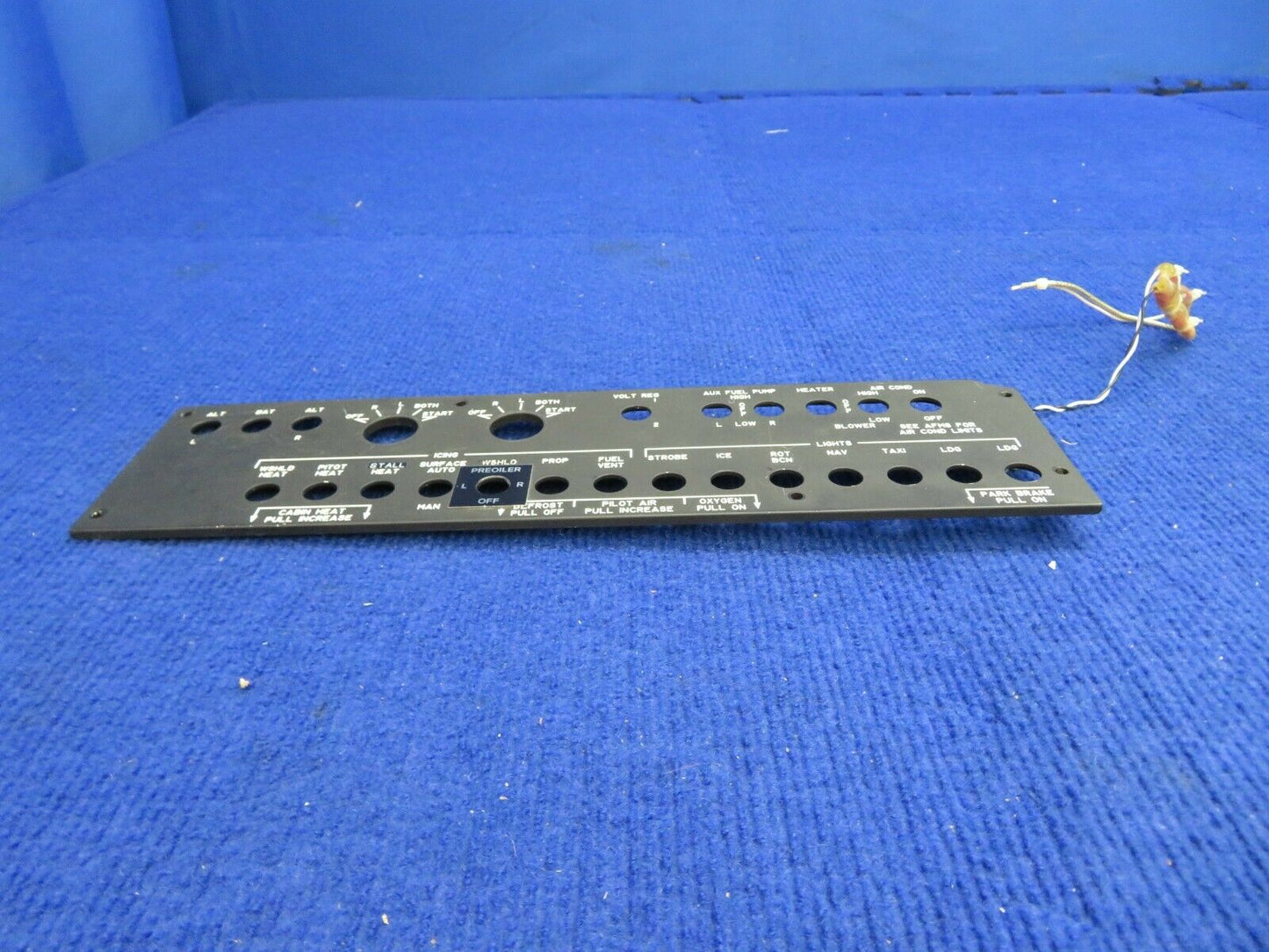 Beech 58 Baron Panel Lighted P/N 96-384043-39 (0322-728)