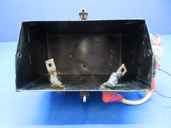 Piper PA-28R-180 Battery Box Assy w/ Lid & Relay 12v P/N 63888-00 (1123-403)