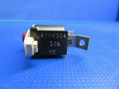 1956 Beech G35 Bonanza Klixon Circuit Breaker 10 Amp P/N PSM-10 (0620-355)