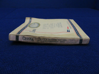 Cessna 172 Skyhawk & Powermatic Series Parts Catalog 1963-1966 (1221-333)