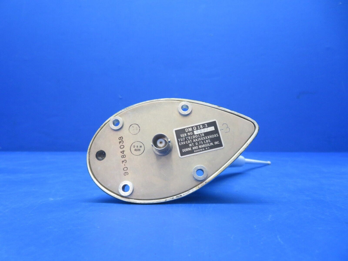 Dorne & Margolin DMQ18-3 ELT Antenna P/N 90-384038 (0923-718)