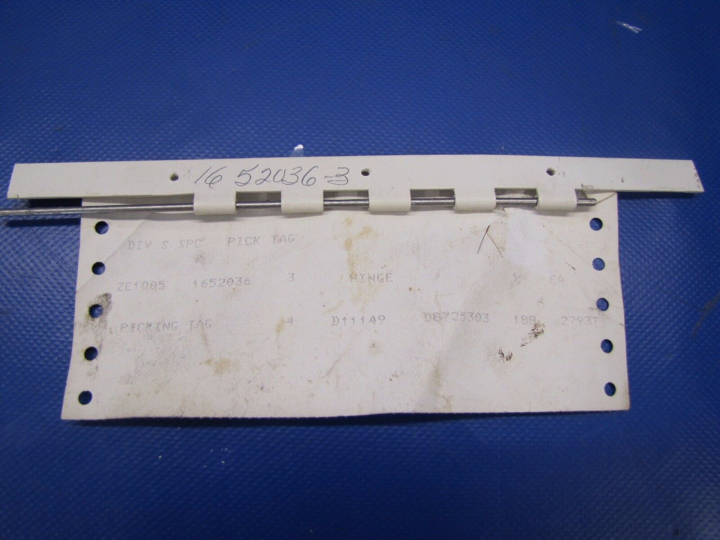 Cessna A188 Hinge Half Upper Cowl P/N 1652036-3 NOS (0417-261)