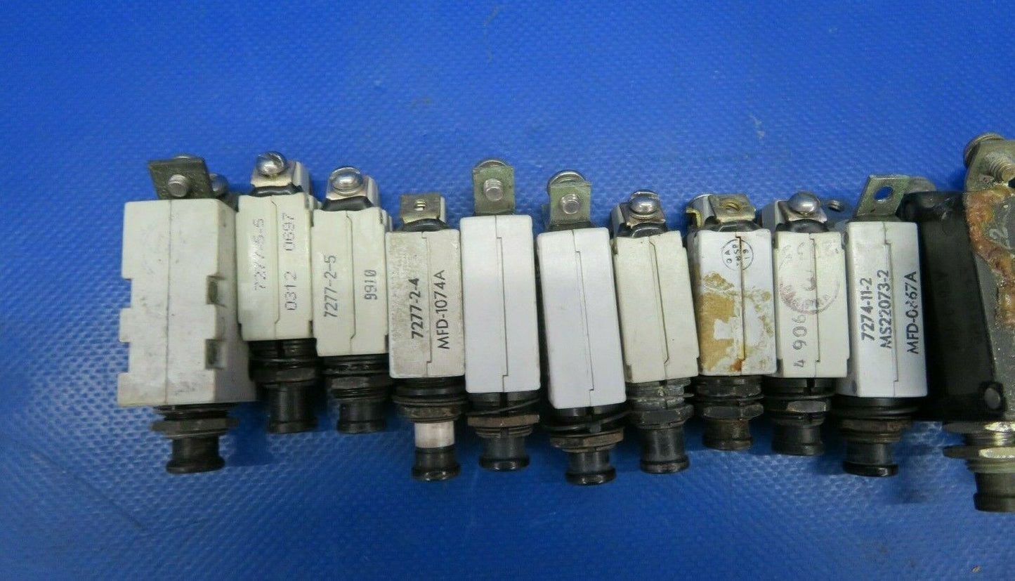 1964 Beech Baron 95-B55 Circuit Breakers 1 LOT (0320-156)