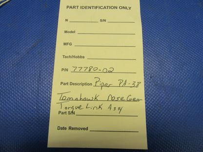 Piper PA-38 Tomahawk Nose Gear Torque Link 77780-02, 7780-002 (1021-495)