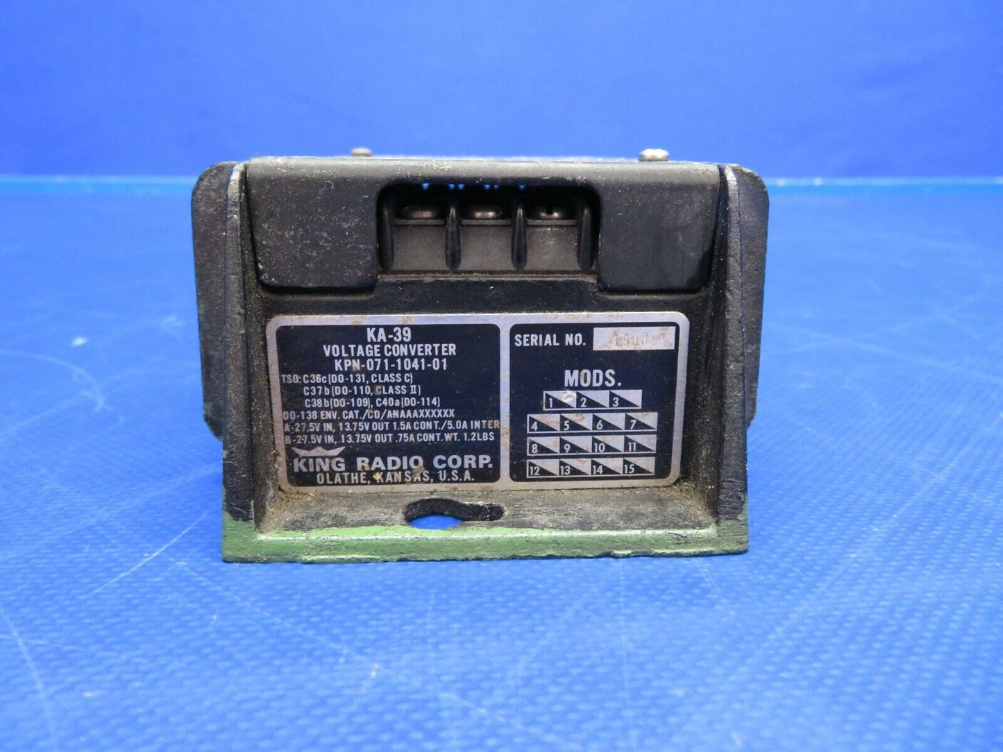 King KA-39 Voltage Converter P/N 071-1041-01 (0620-508)