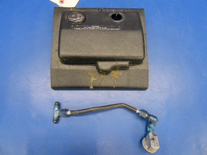 Beech Escutcheon Oxygen Outlet & Gauge P/N 58-560001-55 & 99-384042 (1018-291)