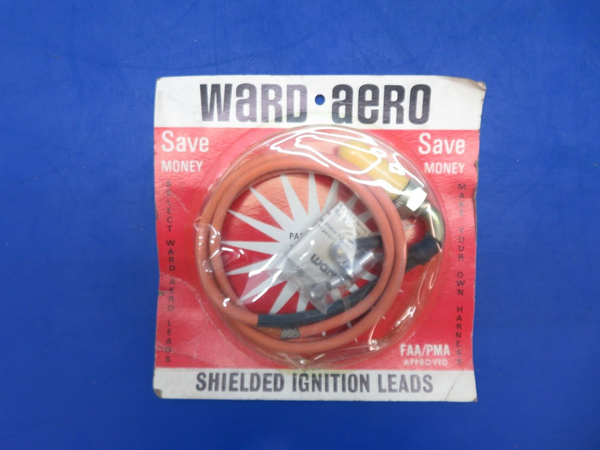 Ward Aero Shielded Ignition Lead P/N 100-45 LOT OF 3 NEW OLD STOCK (0923-556)