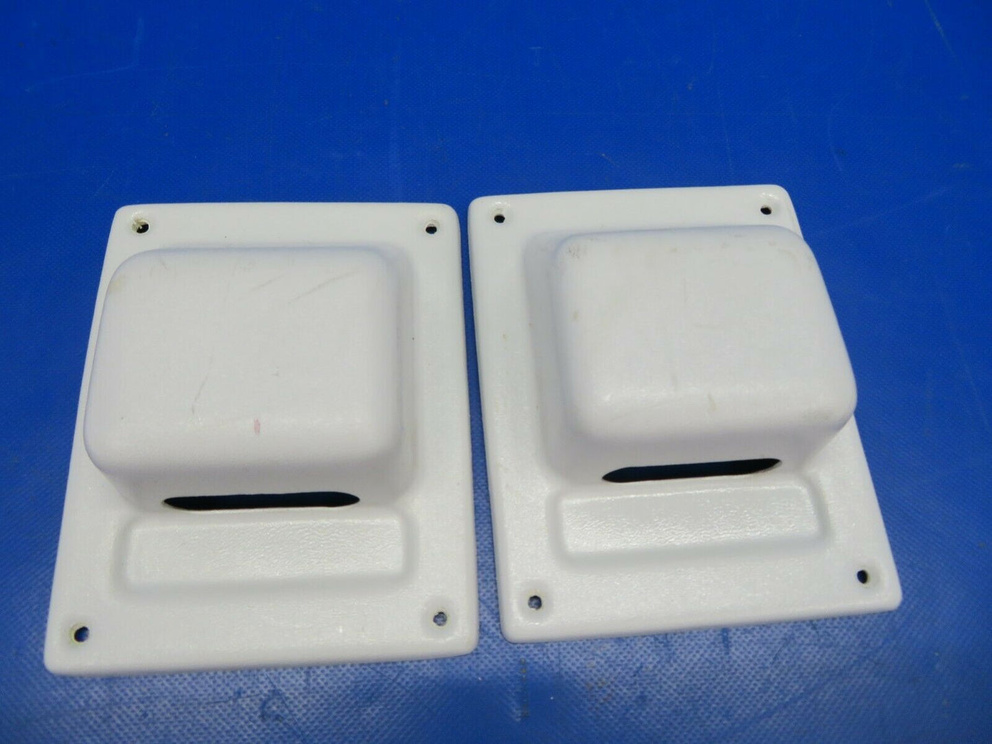 Beech Baron B58P Escutcheon Shoulder Harness 102-530049-4 Gray 1 Pair (0320-94)