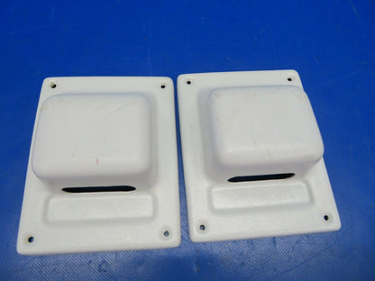 Beech Baron B58P Escutcheon Shoulder Harness 102-530049-4 Gray 1 Pair (0320-94)