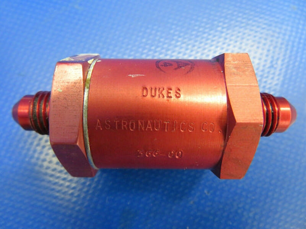 Beech Baron B55 Duke's Astronautic's Check Valve & Tube 366-00 (0320-51)