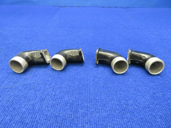 Continental A65, A75, A80 Intake Elbow LOT OF 4 P/N 4602, 3585 (0222-604)